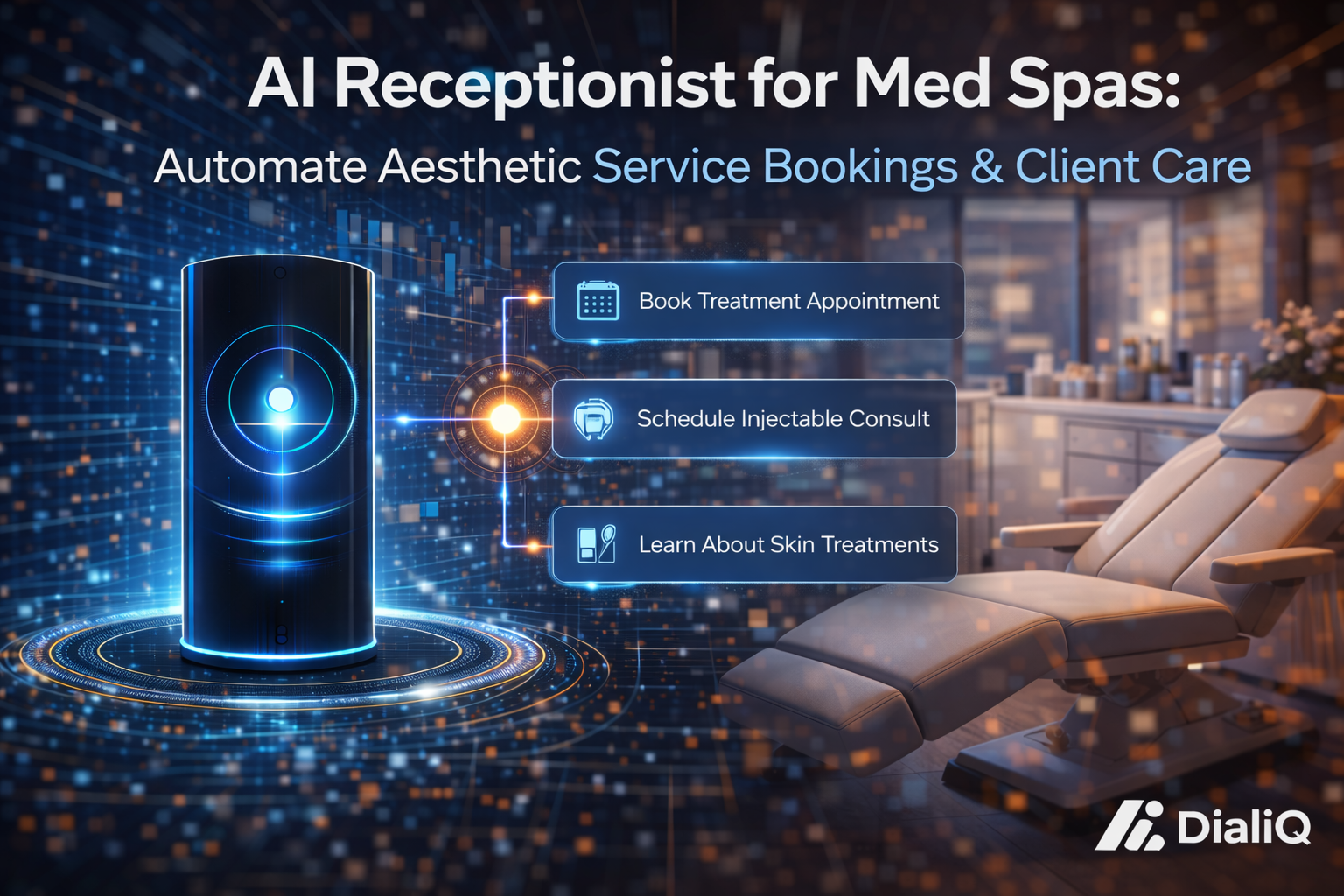 AI Receptionist for Med Spas: Automate Aesthetic Service Bookings & Client Care