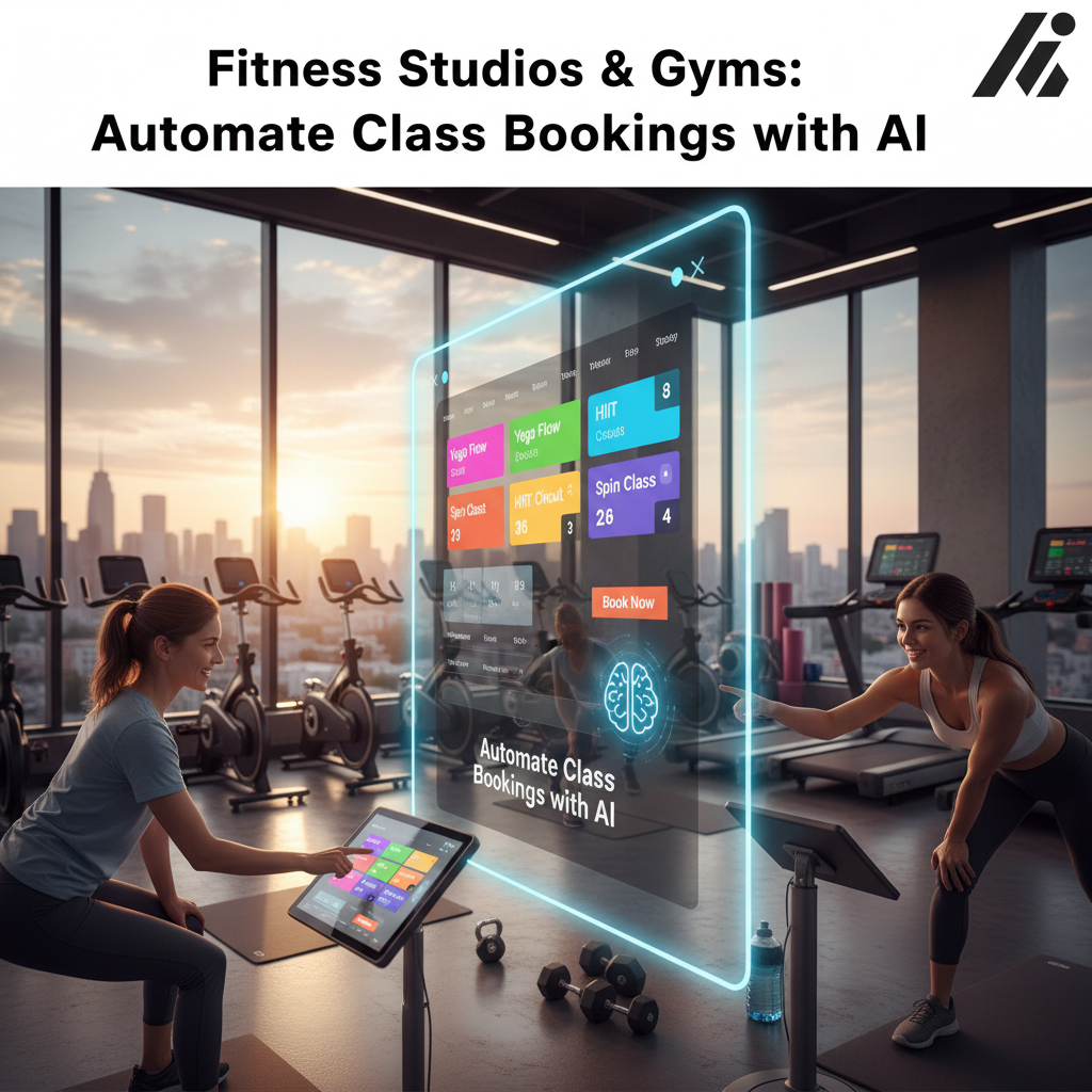 Fitness Studios & Gyms: Automate Class Bookings with AI