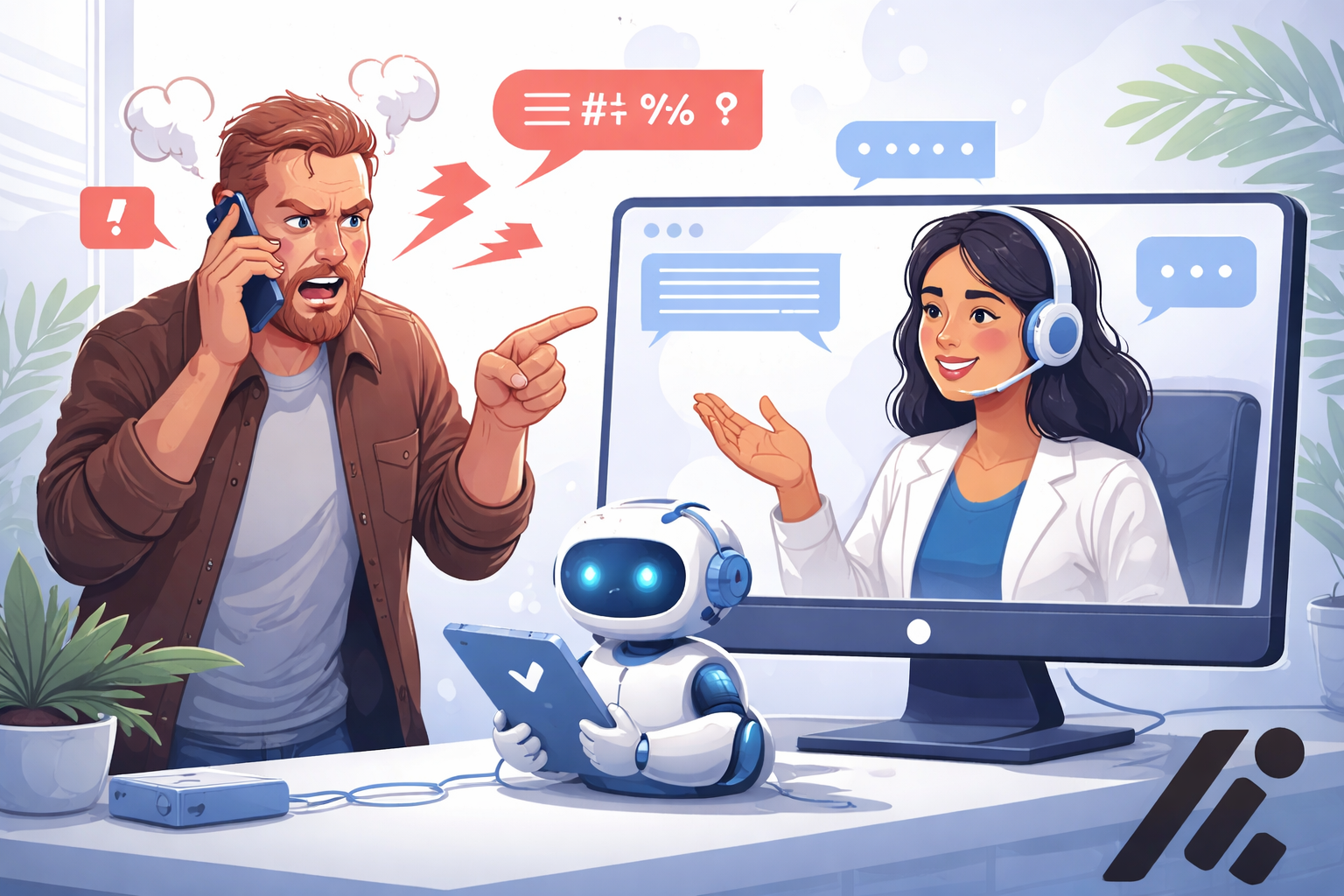 How AI Receptionists Handle Angry Customers Better Than Humans