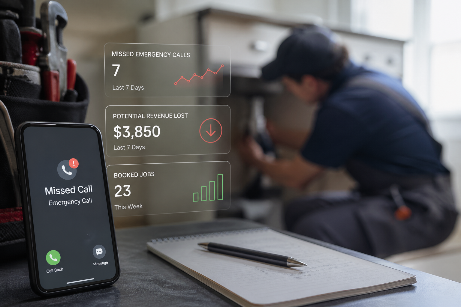 Why a Plumber Answering Service Stops Missed Emergency Revenue